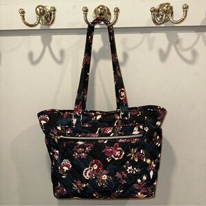 Vera Bradley Garden Dream Work Tote Bag in Performance Twill